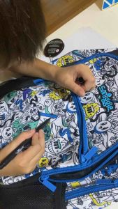 Smiggle School Bag Trolley SD Push Trolley Bag School Backpack for Girls Butterfly Unicorn Frozen Elsa Care Bears Disney Stitch