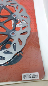 Piringan Cakram Depan Lebar Hitam Model PSM KTC Jupiter Z Burhan Vega Old F1 ZR 300mm Plus Breket