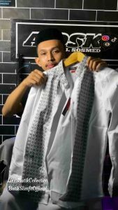 Baju Muslim Koko Lengan Panjang Slimfit Mewah