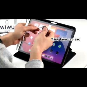Bút cảm ứng chống tì tay WIWU Pencil L Cho iPad Gen 10 2022 / Pro 11 “  12.9 inch / M1 /M2  Air 4 / 5  hiện thị pin