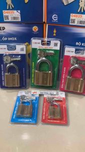 [chính hãng] khoá ĐỒNG treo các loại 4P 5P 6P 7P dùng chìa để khoá cao cấp Việt Tiệp - Bảo hành 2 năm