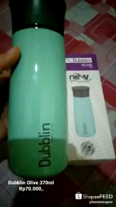 Tumbler Dubblin Olive 370ml Stainless Steel & Termos Air Panas & Dingin