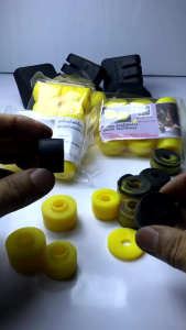 ยางโช๊คซิลิโคน สีเหลือง ลดแรงกระแทก