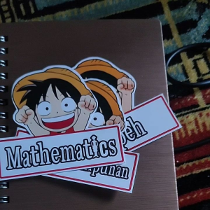 Kid Luffy Notebook Subject Stickers