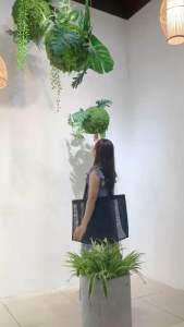 Túi tote lưới đi biển cỡ lớn thời trang túi lưới đi biển du lịch