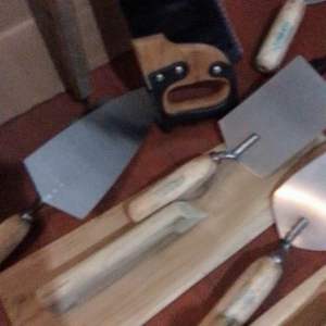 Cetok Sendok Semen Galur Asli Plat Baja Paku 25cm