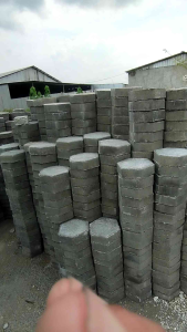 Paving Blok Press Mesin Hidrolik Hexagonal 6cm
