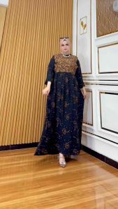 Gamis Clara Hitam Series Gamis Wanita Terbaru
