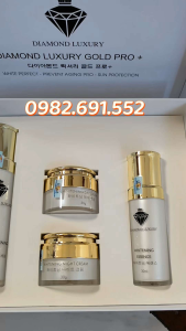 [0982.691 552 Mua hàng Nhanh] Bộ Kem Diamond Luxury Gold Pro+ - Dưỡng Trắng da Tr ị nám tàn nhang