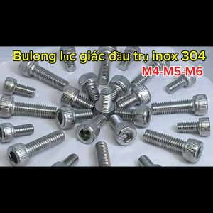 Bulong lục giác trụ inox 304(10con)