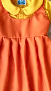 Kostum Boneka Squid Game: Baju Atasan & Dress