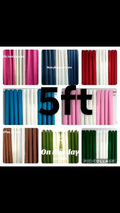 8ft 3in1 ring curtain plain katrina semiblock out