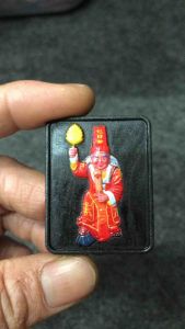 A071 上色版包贝爷佛牌(背面包贝爷) 帝王木 Kayu Raja Malaysia Feng Shui Amulet