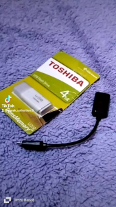 ( PROMO ) flashdisk toshiba 4gb + otg kabel