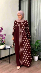 Kaftan Motif Zamaera Rayon Tebal Jumbo Ld 180 cm
