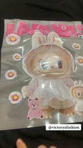 VICTORYAPIYAMA KAOS WANITA LENGAN PENDEK LABUBU DEWASA ATAU REMAJA - LABUBU MONSTER LUCU