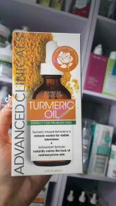 SERUM Turmeric Oil Perfect for Problem Skin 1.8 fl oz (53 ml) Advanced Clinicals [MỸ]