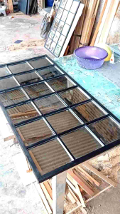 papan kayu jati belanda panjang 100x9cm tebal 15cm