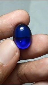 Grosir 1 Kodi ( 20 pcs ) Batu Akik Blue Cyclop King safir 18x13 mm