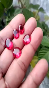 Batu Akik delima merah Siem cutting