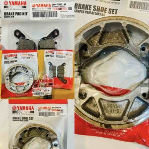 YAMAHA GENUINE AEROX 155 BRAKE PAD BRAKE SHOE SET VERSION 1 VERSION 2