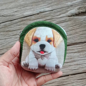 กระเป๋าน้อยใส่เหรียญ 8.5x8.5cm