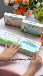 Khăn Sữa Sợi Tre Cho Bé Dolphin Hộp 5 Khăn Cao Cấp Mềm Mịn Kháng Khuẩn Chống Bám Bẩn Không Bụi Vải Không Màu Nhuộm Thấm Hút Nhanh