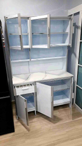 ตู้ครัวอลูมิเนียมแท้ 100% / SIZE 100 120 150 CM / TOP หินแกรนิต