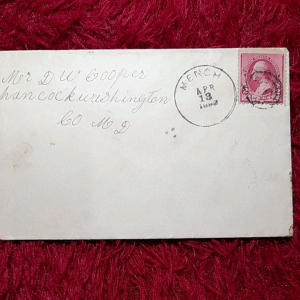 Sampul Surat USA Kuno Langka Jadul USED