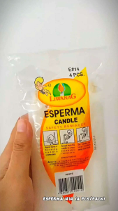 Liwanag Esperma #14 Candles/ 4 Pcs Kada Pack (5 Inches Taas/ 1 Inch Taba)