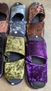 12 Pairs Mens Pambahay In VELVET STRAP Assorted Colors And Sizes NEGOSYO BUNDLE MENS SIZES 10-12 MENS FOOTWEAR Velvet Strap Footwear Collection