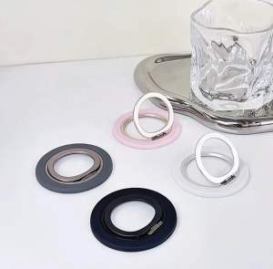 ATB CHR021 Magnetic Ring Holder With Matte Surface 360° Rotate Adjustable Ultra Thin Magsafe Finger Grip for Phone
