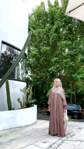 gamis polos polo linen | zayna dress gamis anti UV - Marbella silk PREMIUM | abaya gamis lebaran polos simpel elegan mewah modis busui friendly bahan adem lembut jumbo tangan kerut