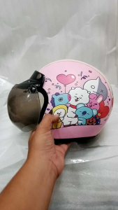 Helm Bogo Anak Motif Lucu Murah Umur 2-8 Tahun Kuromi Melody Cinnamoroll Lotso Viral