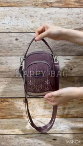 TAS WANITA CHIBAO KANVAS 2in1 Slempang Jinjing CB8182-E 3Res