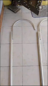 TIANG LAMPU JALAN PANJANG 3 METER FULLSET