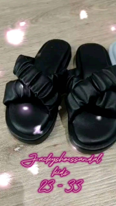 Sandal Anak Perempuan Kerut Silang 2 Hadiah Kado Ulang Tahun Baby Selop Usia 2-5 Tahun