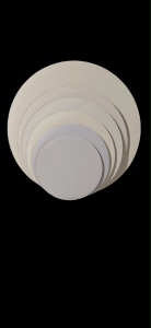 6 inches CAKE BOARD ORDINARY WHITE CORRUGATED (for VERY LIGHT CAKES only) (10 PCS)