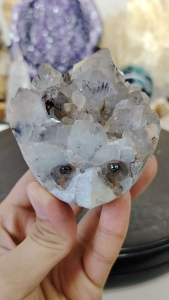 Natural Precious Super Seven Garden Crystal Quartz Hedgehog Carved Ornament SS02 #supercrystal #Super Crystal