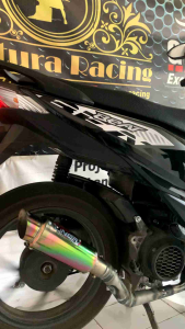 KNALPOT RACING PROLINER LEHER ATAS ALL NEW BEAT F1 BEAT STRET VARIO 110 LAMPU LED SCOPPY FULL BUNGLON