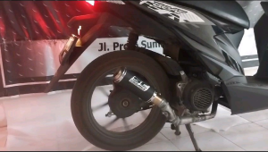Knalpot RACING scproject PNP BUAT PEMAKAIAN Beat Karbu Beat FI scoppy vario 110 spacy beat stret SC Slincer Karbon Leher Crom