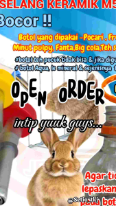 nipel kelinci selang keramik M5 pipa tebal dot kelinci nipple hewan untuk kelinci kucing hamster musang marmut Guinea termurah pusat grosir