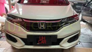 (Lamborghini Style) Honda Jazz GK 2014-2020 4Eyes Projector Demon Eyes Dynamic Led Head Lamp Headlamp Headlight Light