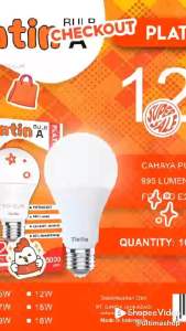 TINTIN LED BULD A PLATINUM 5W / LAMPU LED TINTIN PLATINUM BULD A 5 WATT MJ Elektric