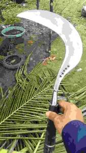 Arit rumputnya Bahan Asli Original Pir Poso dijamin tajam dan kuat anti rompal dan mleot utk pemotong rumput dan tanaman pari atau padi jaminan tajam selamanya kualitas tidak bisa diragukan lagi