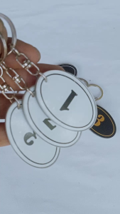 Gantungan Kunci Nomor Pintu Kamar Kos Loker