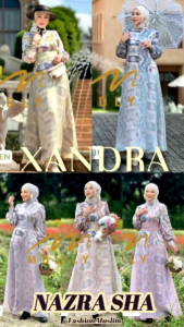 (9) MDLY SANDRA Baju Dress Gamis Wanita Muslimah Xandra Dress By Mdly. Nazra Sha