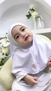 bergo balita 0-1 thn Jersey premium model nonpad siria || jilbab anak newborn premium