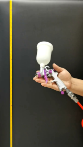 Auarita 0.8/1.0/1.2mm Spray Gun H891 MINI HVLP Automotive spray tool for TOPCOAT PAINTING