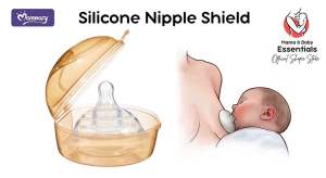Momeasy Silicone Nipple Shield for Breastfeeding with Storage Box | Comfortable for Nursing Moms